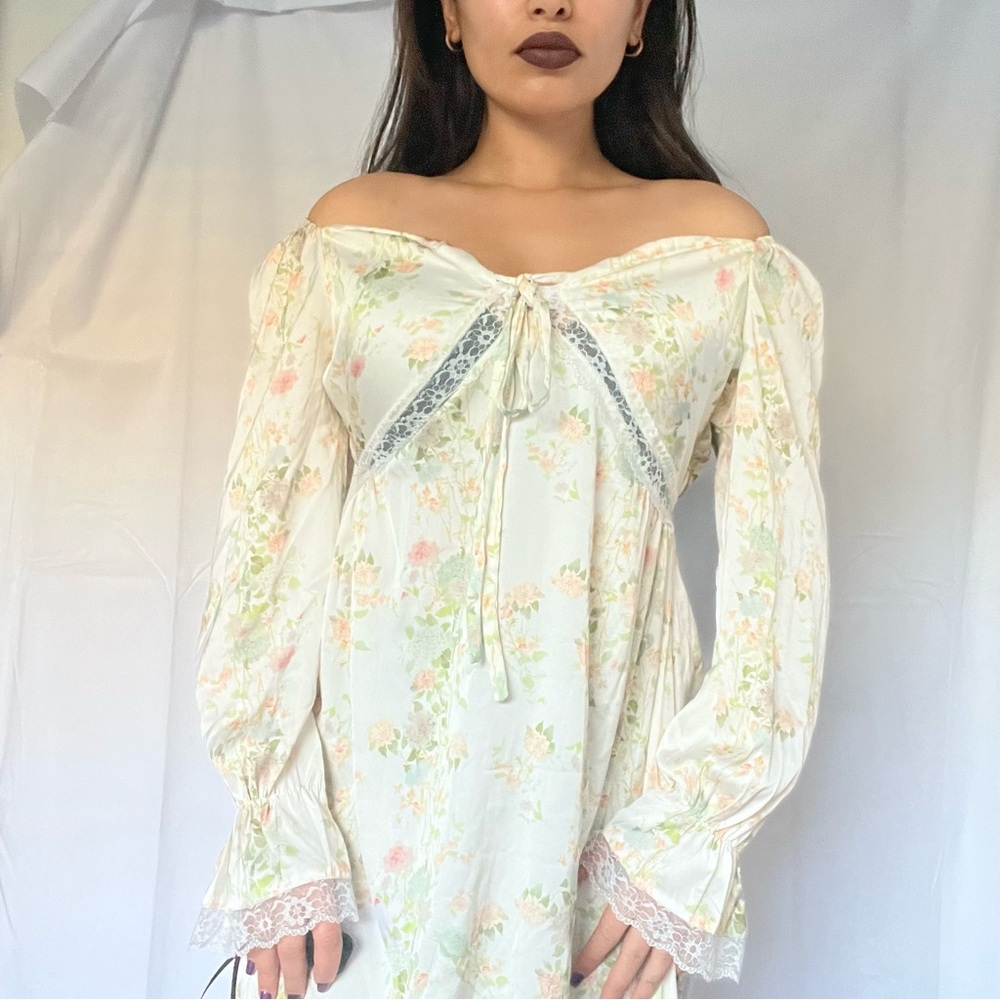 Floral Off-Shoulder Dress